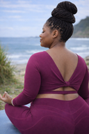 Cerenity Curve™ Lavender Wrap Top - Pre-Order